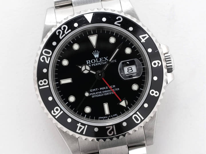 ロレックス GMTマスター Ref.16700 ステンレススチール ブラック文字盤 オイスターブレスレット