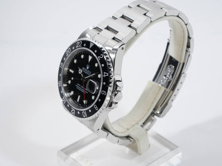 ロレックス GMTマスター Ref.16700 ステンレススチール ブラック文字盤 オイスターブレスレット