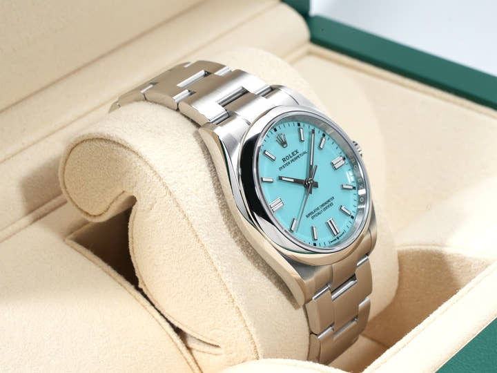 ロレックス オイスターパーペチュアル36 Ref.126000 ステンレススチール ターコイズ文字盤