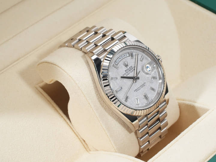 ロレックス デイデイト40 Ref.228239A ホワイトゴールド メテオライト文字盤