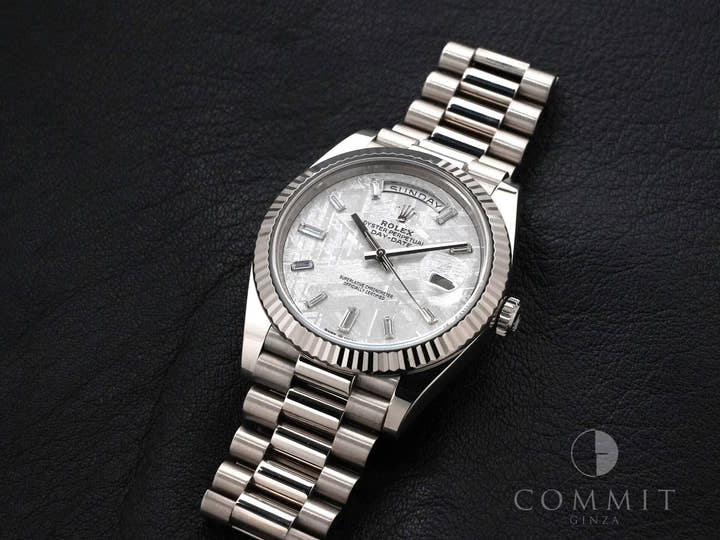 ロレックス デイデイト40 Ref.228239A ホワイトゴールド メテオライト文字盤