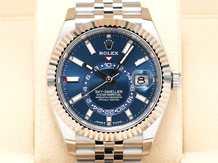 ロレックス スカイドゥエラー Ref.336934 ステンレススチール/ホワイトゴールド ブルー文字盤 ジュビリーブレスレット