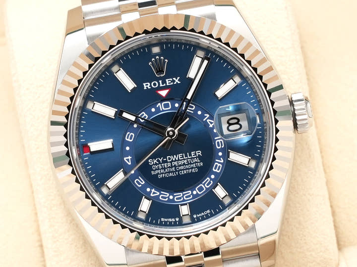 ロレックス スカイドゥエラー Ref.336934 ステンレススチール/ホワイトゴールド ブルー文字盤 ジュビリーブレスレット