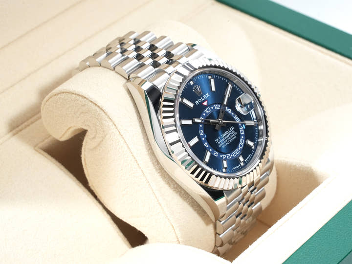 ロレックス スカイドゥエラー Ref.336934 ステンレススチール/ホワイトゴールド ブルー文字盤 ジュビリーブレスレット