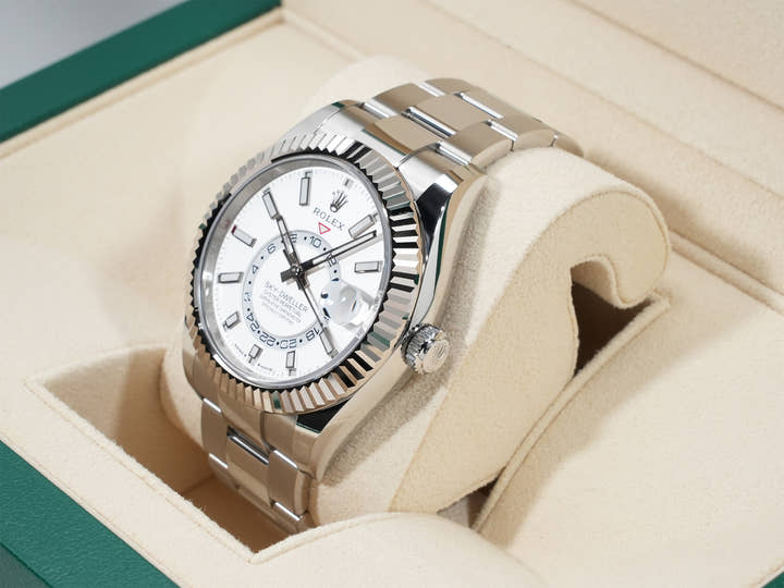 ロレックス スカイドゥエラー Ref.336934 ステンレススチール/ホワイトゴールド ホワイト文字盤 オイスターブレスレット
