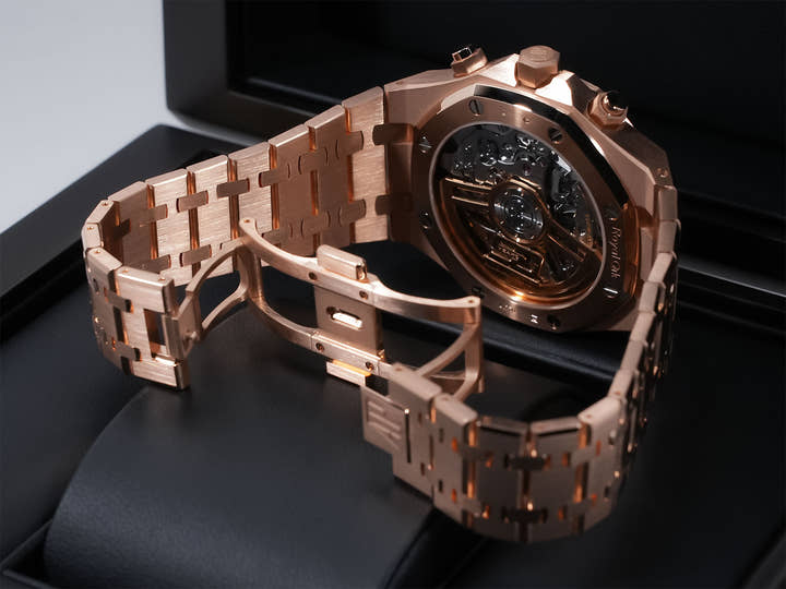 オーデマピゲ ロイヤルオーク クロノグラフ Ref.26240OR.OO.1320OR.04 ピンクゴールド カーキグリーン文字盤