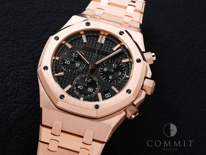 オーデマピゲ ロイヤルオーク クロノグラフ Ref.26240OR.OO.1320OR.04 ピンクゴールド カーキグリーン文字盤