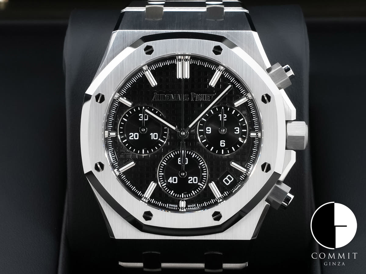 オーデマピゲ ロイヤルオーク クロノグラフ 50周年記念 Ref.26240ST.OO.1320ST.02 ステンレススチール ブラック文字盤
