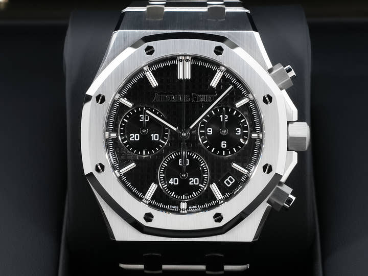 オーデマピゲ ロイヤルオーク クロノグラフ 50周年記念 Ref.26240ST.OO.1320ST.02 ステンレススチール ブラック文字盤