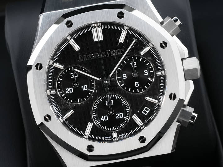 オーデマピゲ ロイヤルオーク クロノグラフ 50周年記念 Ref.26240ST.OO.1320ST.02 ステンレススチール ブラック文字盤