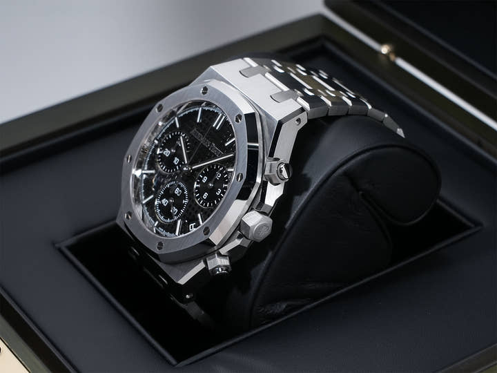 オーデマピゲ ロイヤルオーク クロノグラフ 50周年記念 Ref.26240ST.OO.1320ST.02 ステンレススチール ブラック文字盤