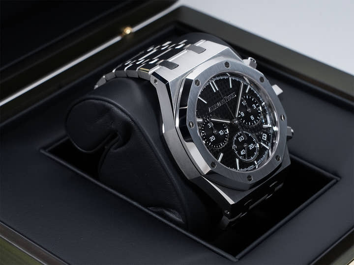 オーデマピゲ ロイヤルオーク クロノグラフ 50周年記念 Ref.26240ST.OO.1320ST.02 ステンレススチール ブラック文字盤