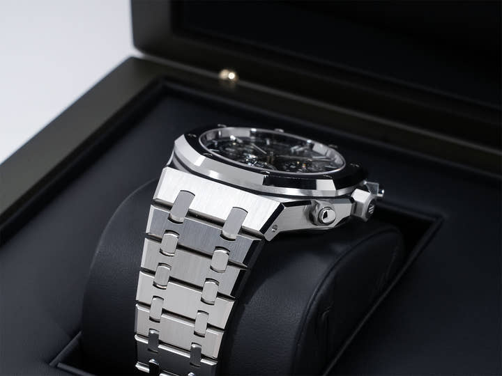 オーデマピゲ ロイヤルオーク クロノグラフ 50周年記念 Ref.26240ST.OO.1320ST.02 ステンレススチール ブラック文字盤