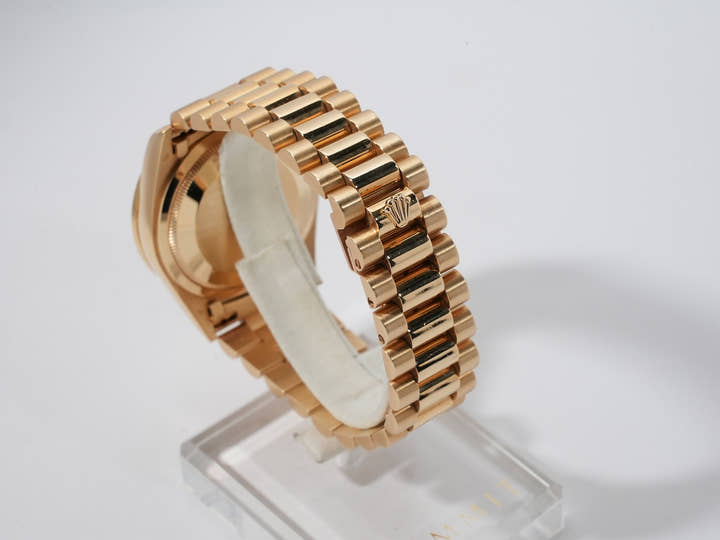 ロレックス デイデイト Ref.18348 イエローゴールド ブラック文字盤