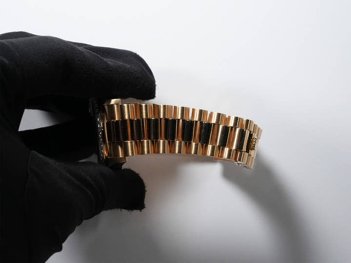 ロレックス デイデイト Ref.18348 イエローゴールド ブラック文字盤