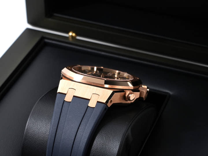 オーデマピゲ ロイヤルオーク クロノグラフ 50周年記念 Ref.26240OR.OO.D315CR.01 ピンクゴールド ナイトブルー文字盤