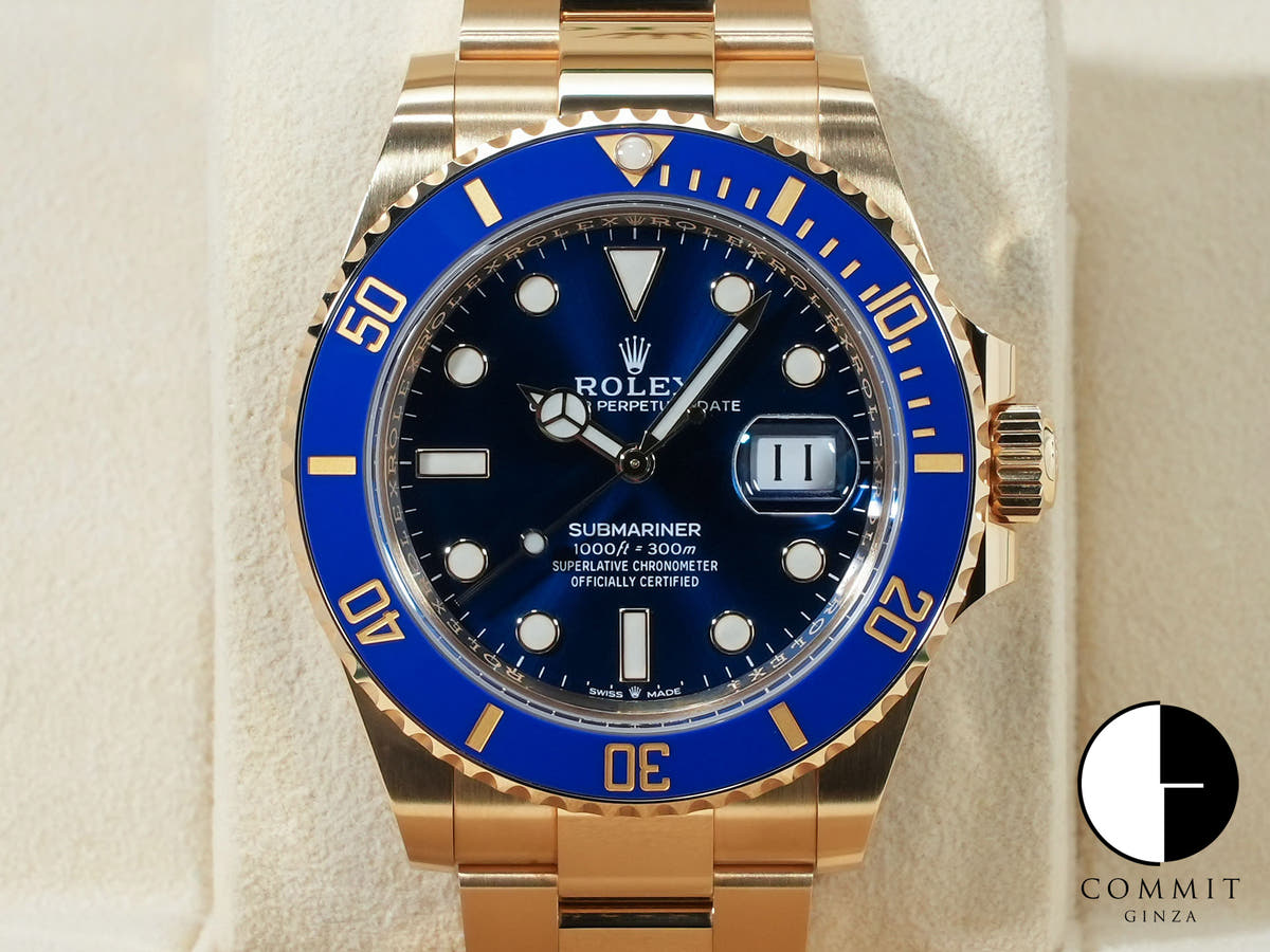 Rolex Submariner Date Ref. 126618LB Yellow Gold Blue Dial