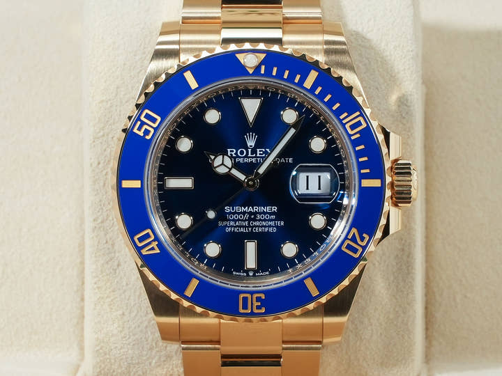 Rolex Submariner Date Ref. 126618LB Yellow Gold Blue Dial