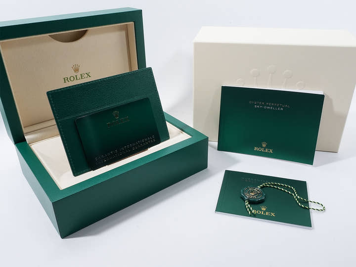 ロレックス スカイドゥエラー Ref.336934 ステンレススチール/ホワイトゴールド ミントグリーン文字盤 オイスターブレスレット