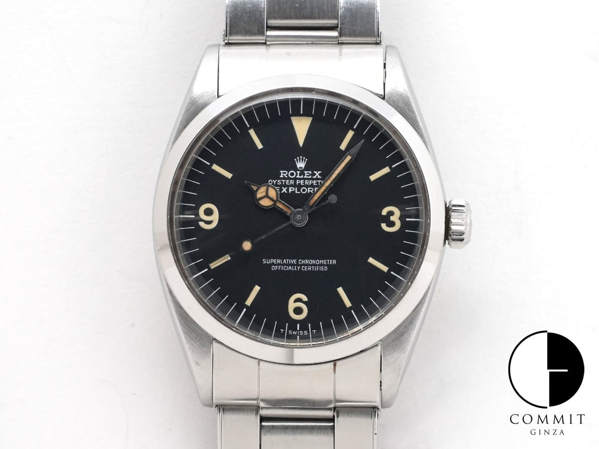 ロレックス エクスプローラーI Ref.6610 ステンレススチール ブラック文字盤