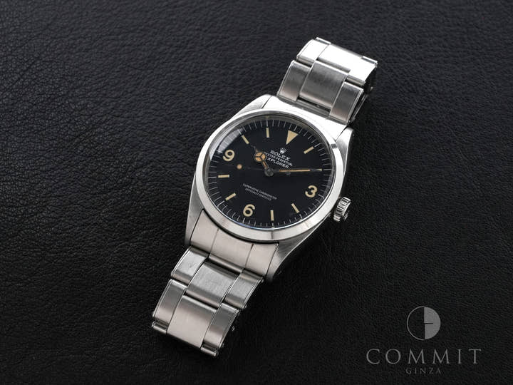 ロレックス エクスプローラーI Ref.6610 ステンレススチール ブラック文字盤