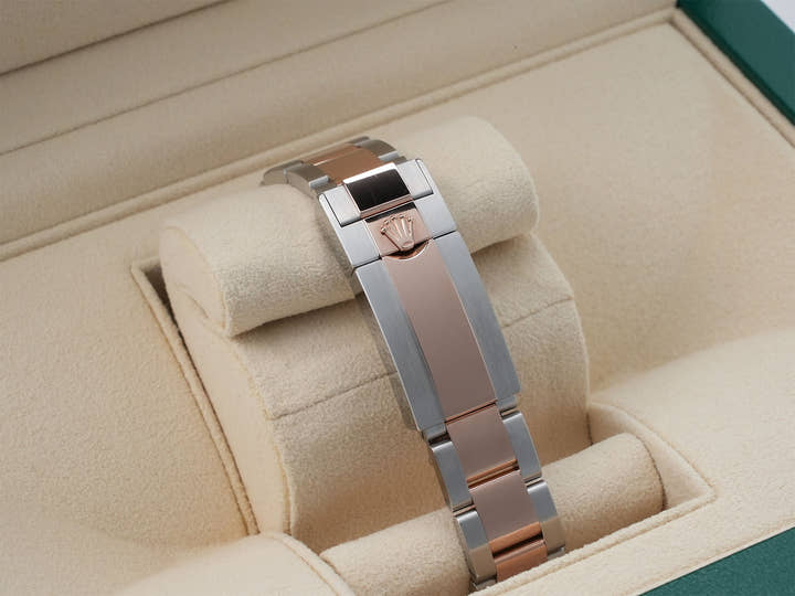 ロレックス ヨットマスター37 Ref.268621 ステンレススチール/エバーローズゴールド ブラック文字盤