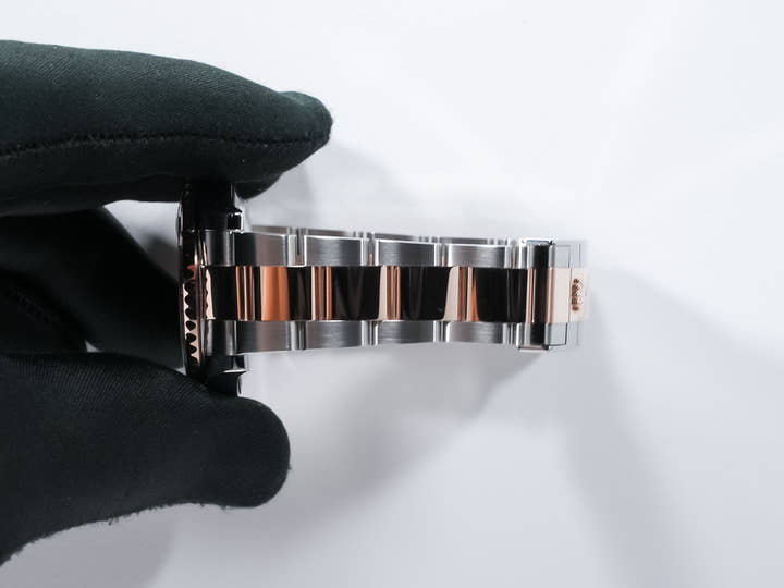 ロレックス ヨットマスター37 Ref.268621 ステンレススチール/エバーローズゴールド ブラック文字盤