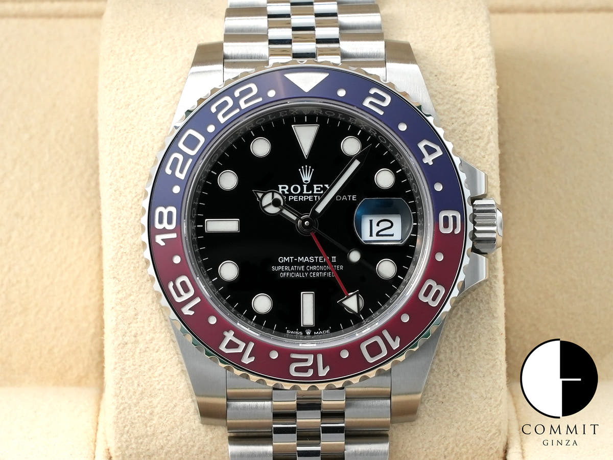 ロレックス GMTマスターII Ref.126710BLRO ステンレススチール ブラック文字盤 ジュビリーブレスレット