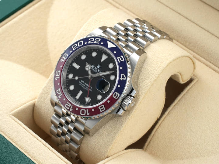 ロレックス GMTマスターII Ref.126710BLRO ステンレススチール ブラック文字盤 ジュビリーブレスレット