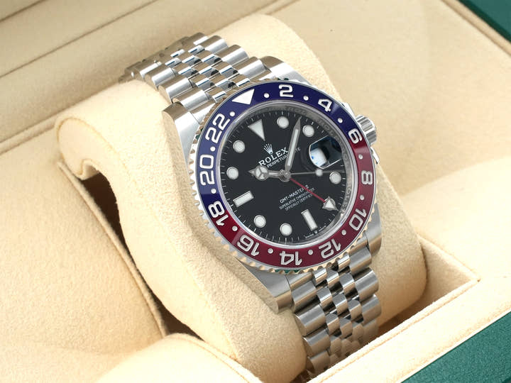 ロレックス GMTマスターII Ref.126710BLRO ステンレススチール ブラック文字盤 ジュビリーブレスレット