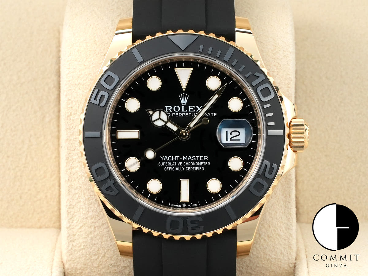 ロレックス ヨットマスター42 Ref.226658 イエローゴールド ブラック文字盤