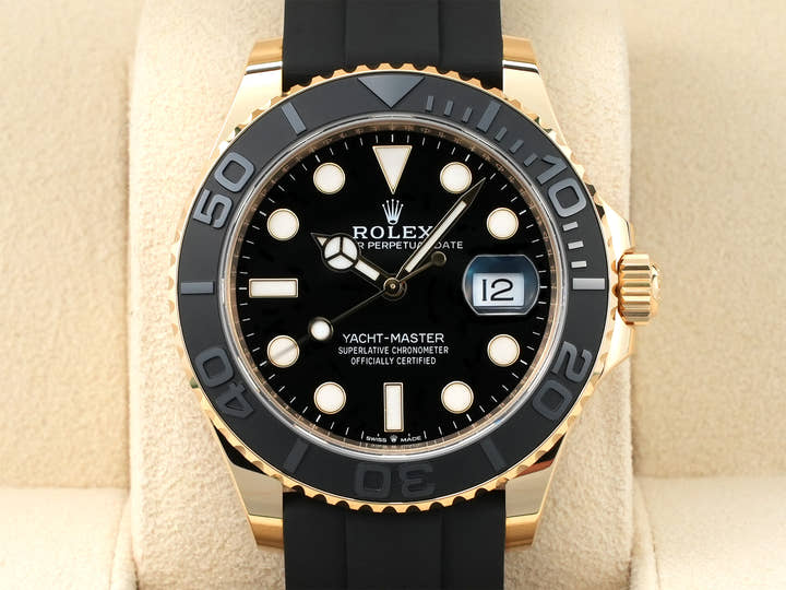 ロレックス ヨットマスター42 Ref.226658 イエローゴールド ブラック文字盤