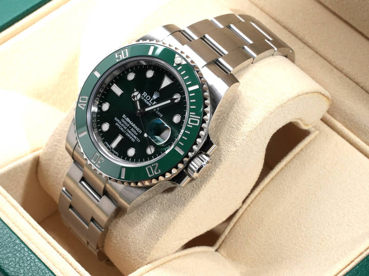 ロレックス サブマリーナー デイト Ref.116610LV ステンレススチール グリーン文字盤