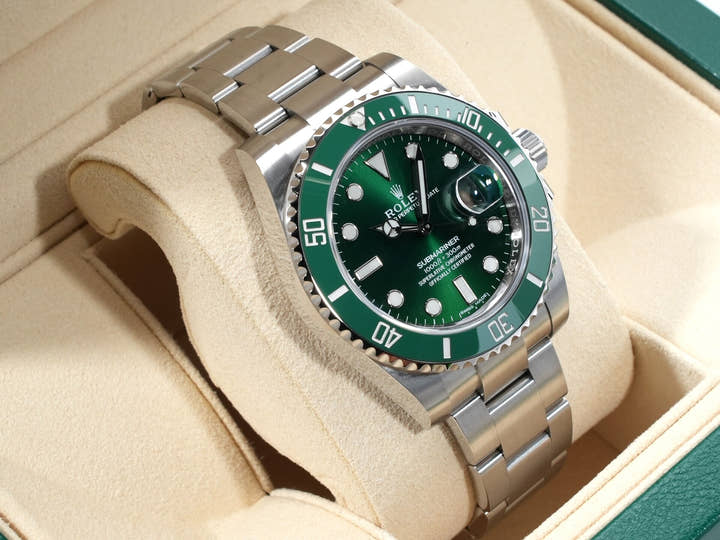 ロレックス サブマリーナー デイト Ref.116610LV ステンレススチール グリーン文字盤