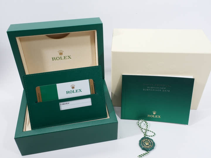 ロレックス サブマリーナー デイト Ref.116610LV ステンレススチール グリーン文字盤