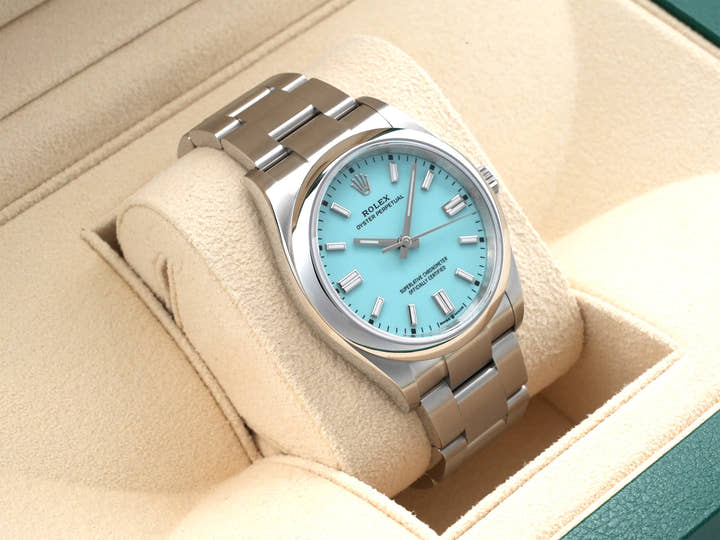 ロレックス オイスターパーペチュアル36 Ref.126000 ステンレススチール ターコイズ文字盤