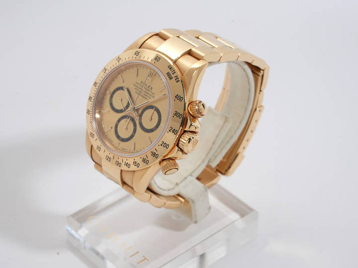 ロレックス デイトナ エルプリメロ Ref.16528 イエローゴールド シャンパン文字盤