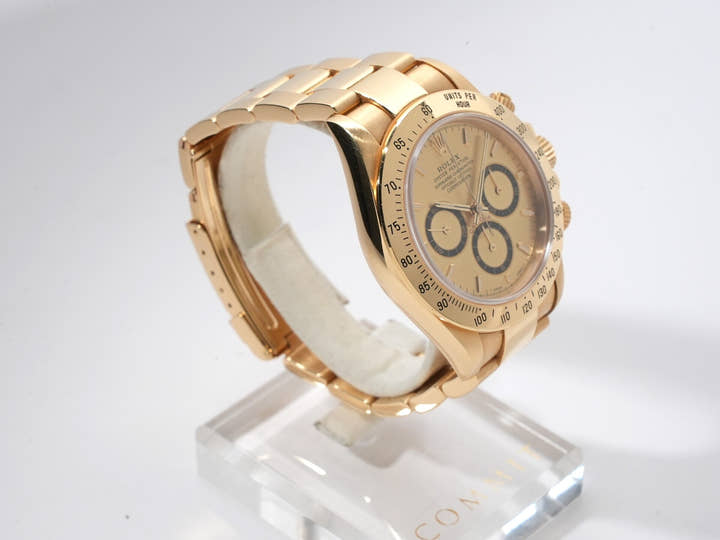 ロレックス デイトナ エルプリメロ Ref.16528 イエローゴールド シャンパン文字盤