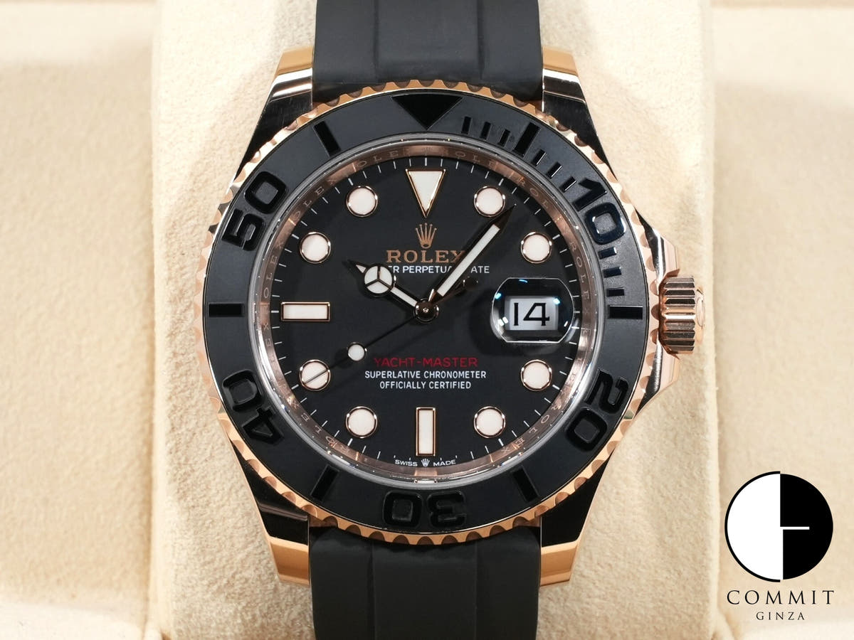 ロレックス ヨットマスター40 Ref.126655 エバーローズゴールド ブラック文字盤