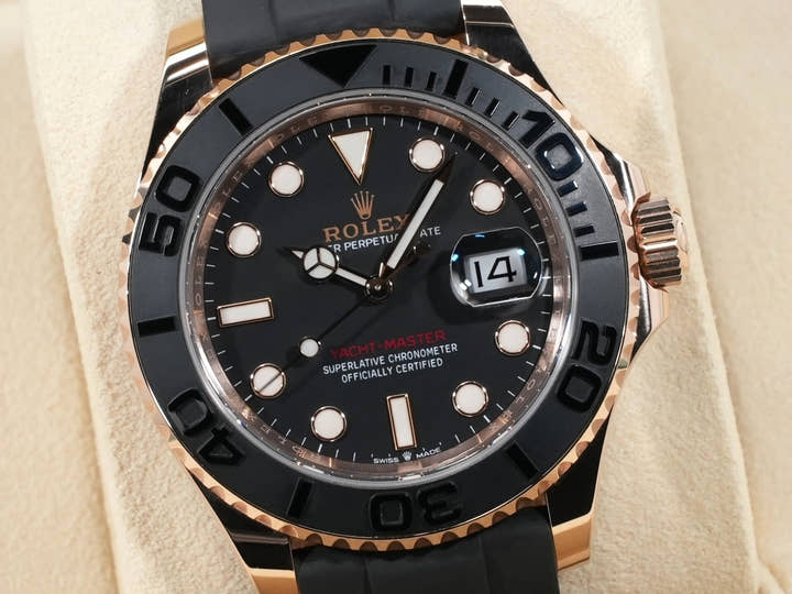 ロレックス ヨットマスター40 Ref.126655 エバーローズゴールド ブラック文字盤