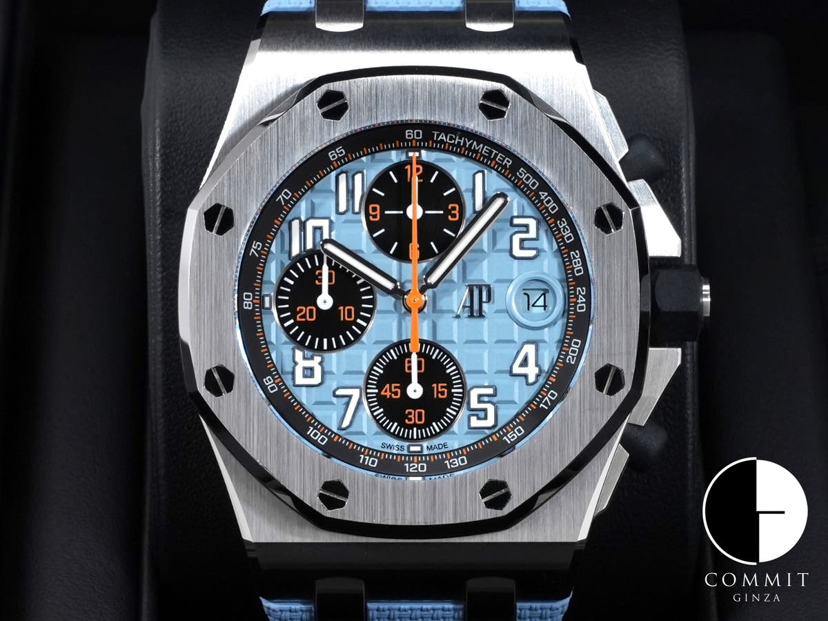 オーデマピゲ ロイヤルオーク オフショア クロノグラフ Ref.26238ST.OO.A340CA.01 ステンレススチール ブルー文字盤