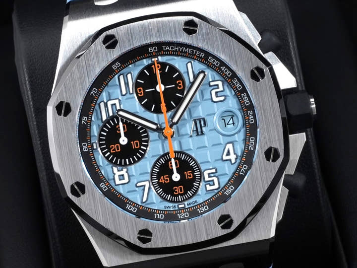 オーデマピゲ ロイヤルオーク オフショア クロノグラフ Ref.26238ST.OO.A340CA.01 ステンレススチール ブルー文字盤