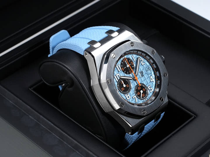 オーデマピゲ ロイヤルオーク オフショア クロノグラフ Ref.26238ST.OO.A340CA.01 ステンレススチール ブルー文字盤