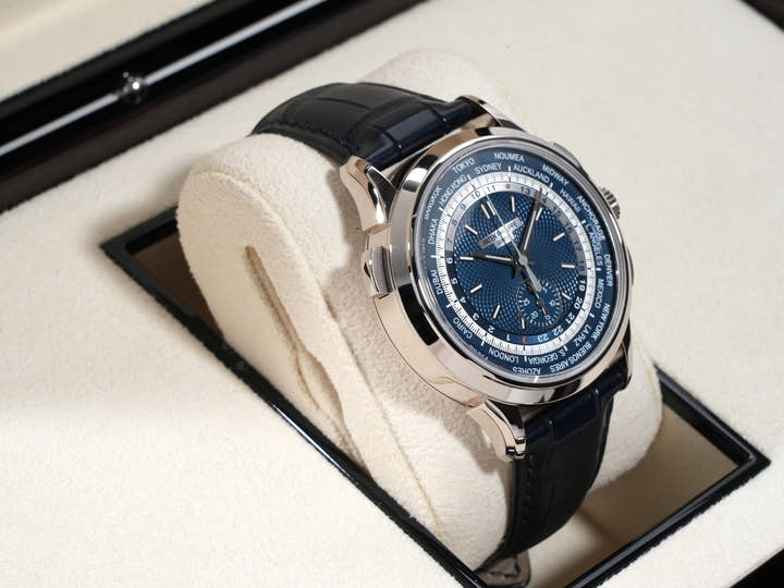 パテックフィリップ コンプリケーション ワールドタイム クロノグラフ Ref.5930G-001 ホワイトゴールド ブルー文字盤