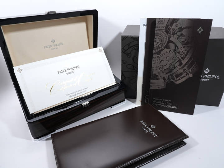 パテックフィリップ コンプリケーション ワールドタイム クロノグラフ Ref.5930G-001 ホワイトゴールド ブルー文字盤