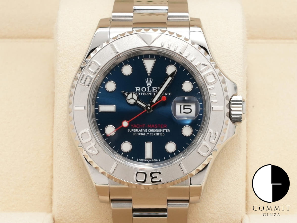 ロレックス ヨットマスター40 Ref.116622 ステンレススチール/プラチナ ブルー文字盤