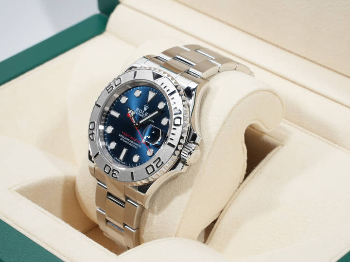 ロレックス ヨットマスター40 Ref.116622 ステンレススチール/プラチナ ブルー文字盤