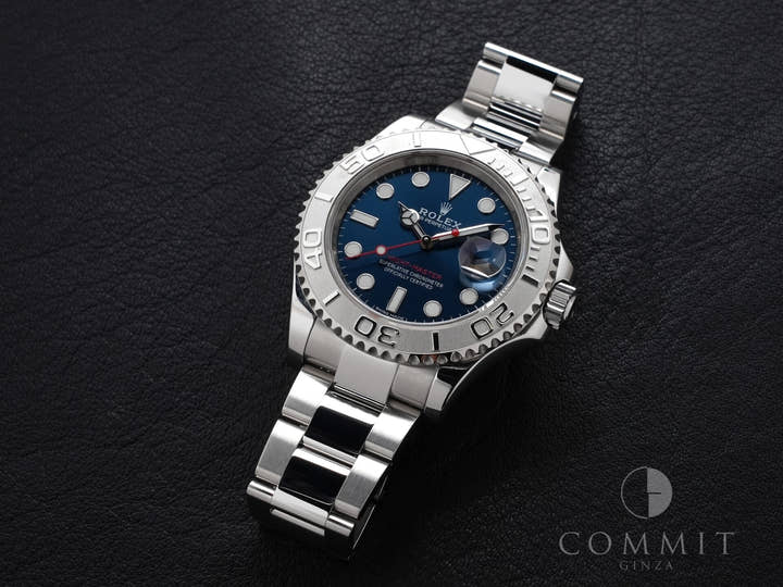 ロレックス ヨットマスター40 Ref.116622 ステンレススチール/プラチナ ブルー文字盤