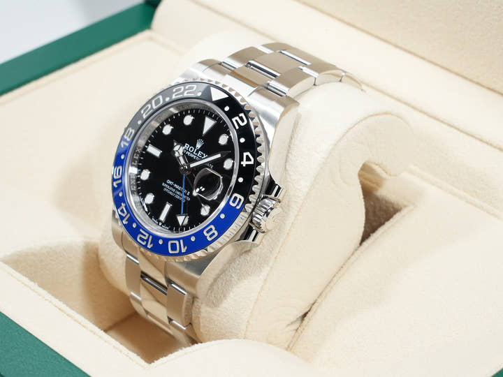 ロレックス GMTマスターII Ref.126710BLNR ステンレススチール ブラック文字盤 オイスターブレスレット