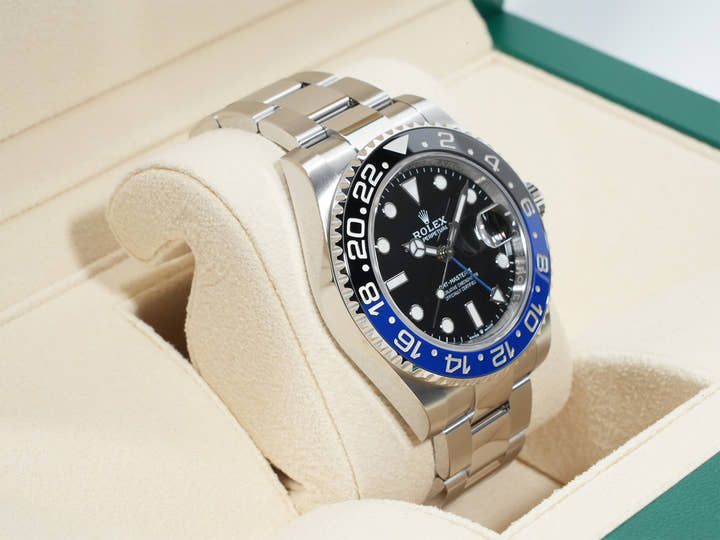 ロレックス GMTマスターII Ref.126710BLNR ステンレススチール ブラック文字盤 オイスターブレスレット